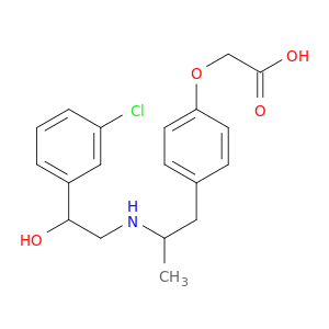 Acetic acid,2-[4-[2-[[2-(3-chlorophenyl)-2-hydroxyethyl]amino]propyl]phenoxy]-