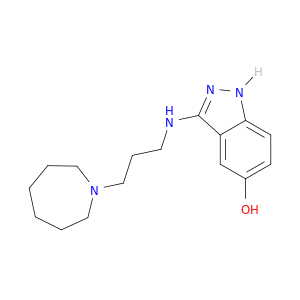 1H-Indazol-5-ol, 3-[[3-(hexahydro-1H-azepin-1-yl)propyl]amino]-