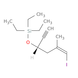 Silane, triethyl[[(1S,3Z)-1-ethynyl-4-iodo-3-methyl-3-buten-1-yl]oxy]-
