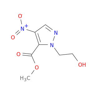 1H-Pyrazole-5-carboxylic acid, 1-(2-hydroxyethyl)-4-nitro-, methyl ester