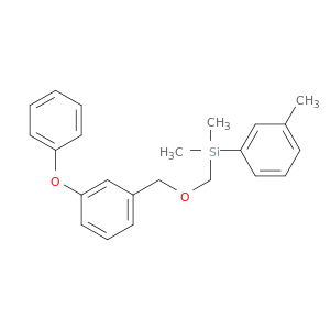 Silane, dimethyl(3-methylphenyl)[[(3-phenoxyphenyl)methoxy]methyl]-