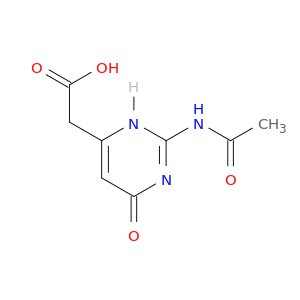 [2-(acetylamino)-6-oxo-3,6-dihydropyrimidin-4-yl]acetic acid
