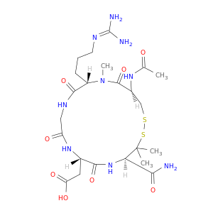 L-Valinamide,N-acetyl-L-cysteinyl-N2-methyl-L-arginylglycyl-L-a-aspartyl-3-mercapto-, cyclic (1&reg;5)-disulfide (9CI)