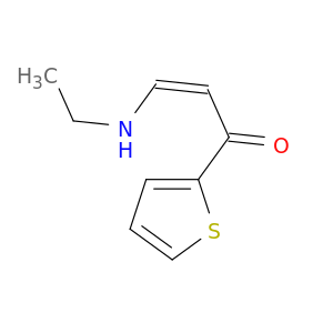 2-Propen-1-one, 3-(ethylamino)-1-(2-thienyl)-, (2Z)-