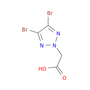 2-(Dibromo-2H-1,2,3-triazol-2-yl)acetic acid