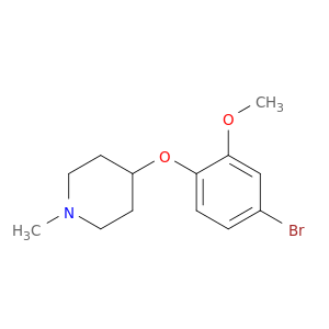 4-(4-溴-2-甲氧基苯氧氧基)-1-甲基哌啶
