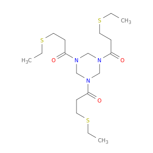 1,3,5-Triazine, 1,3,5-tris[3-(ethylthio)-1-oxopropyl]hexahydro-