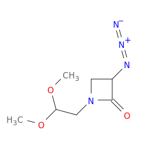 2-Azetidinone, 3-azido-1-(2,2-dimethoxyethyl)-