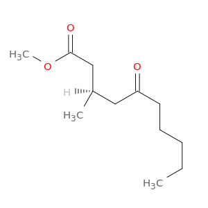Decanoic acid, 3-methyl-5-oxo-, methyl ester, (R)-