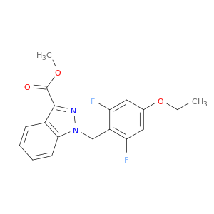 甲基 1-(4-乙氧基-2,6-二氟苯甲基)-1H-吲唑-3-甲酸基酯