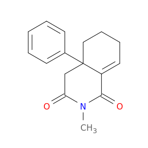 1,3(2H,4H)-Isoquinolinedione, 4a,5,6,7-tetrahydro-2-methyl-4a-phenyl-