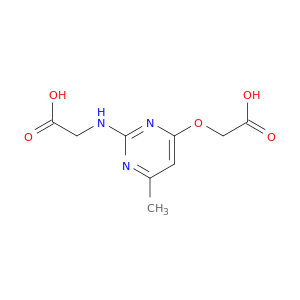 Glycine, N-[4-(carboxymethoxy)-6-methyl-2-pyrimidinyl]-
