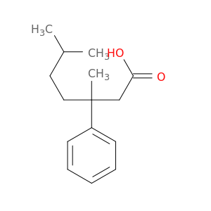 Benzenepropanoic acid, b-methyl-b-(3-methylbutyl)-