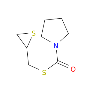 1-Pyrrolidinecarbothioic acid, S-(thiiranylmethyl) ester