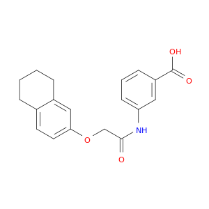 Benzoic acid, 3-[[[(5,6,7,8-tetrahydro-2-naphthalenyl)oxy]acetyl]amino]-