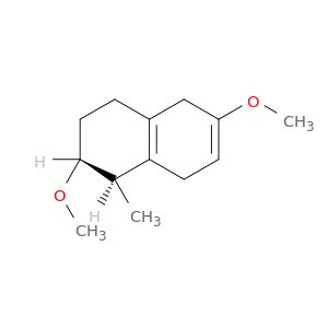 Naphthalene, 1,2,3,4,5,8-hexahydro-2,6-dimethoxy-1-methyl-, trans-