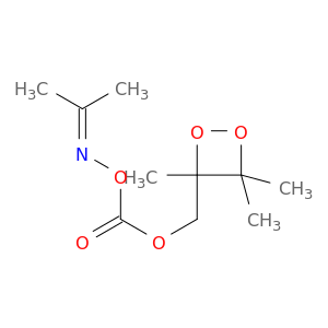 2-Propanone,O-[[(3,4,4-trimethyl-1,2-dioxetan-3-yl)methoxy]carbonyl]oxime (9CI)