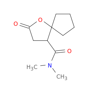 1-Oxaspiro[4.4]nonane-4-carboxamide, N,N-dimethyl-2-oxo-