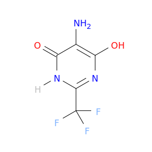 4(3H)-Pyrimidinone,5-amino-6-hydroxy-2-(trifluoromethyl)-