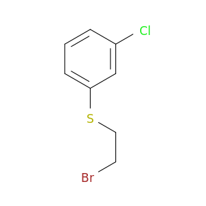 1-[(2-Bromoethyl)sulfanyl]-3-chlorobenzene
