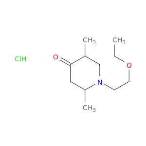 4-Piperidinone, 1-(2-ethoxyethyl)-2,5-dimethyl-, hydrochloride