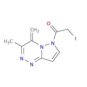 2-iodo-1-(3-methyl-4-methylidenepyrazolo[5,1-c][1,2,4]triazin-6(4h)-yl)ethanone