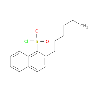 1-Naphthalenesulfonyl chloride, 2-hexyl-