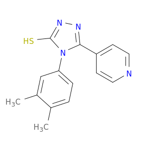 4-(3,4-Dimethylphenyl)-5-(pyridin-4-yl)-4H-1,2,4-triazole-3-thiol