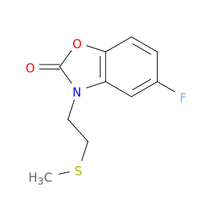 5-fluoro-3-[2-(methylsulfanyl)ethyl]-1,3-benzoxazol-2(3h)-one