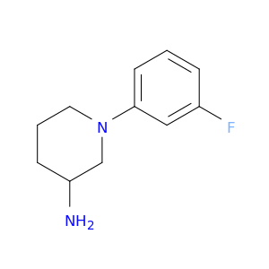 1-(3-Fluorophenyl)piperidin-3-amine