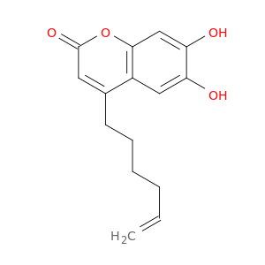 2H-1-Benzopyran-2-one, 4-(5-hexen-1-yl)-6,7-dihydroxy-