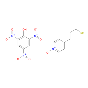 2,4,6-trinitrophenol- 3-(1-oxidopyridin-4-yl)propane-1-thiol(1:1)