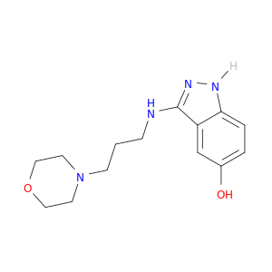 1H-Indazol-5-ol, 3-[[3-(4-morpholinyl)propyl]amino]-