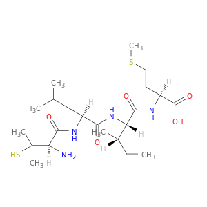 L-Methionine, N-[N-[N-(3-mercapto-L-valyl)-L-valyl]-L-isoleucyl]-