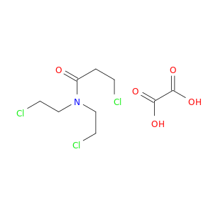 Propanamide, 3-chloro-N,N-bis(2-chloroethyl)-, ethanedioate (1:1)