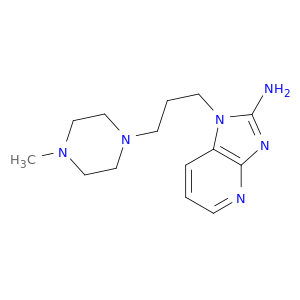 1H-Imidazo[4,5-b]pyridin-2-amine, 1-[3-(4-methyl-1-piperazinyl)propyl]-