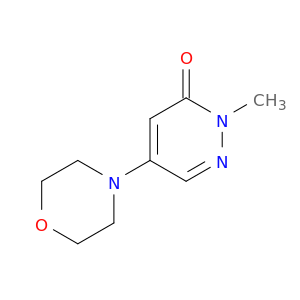 3(2H)-Pyridazinone, 2-methyl-5-(4-morpholinyl)-