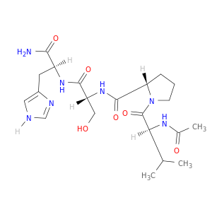 L-Histidinamide, N-acetyl-L-valyl-L-prolyl-D-seryl-
