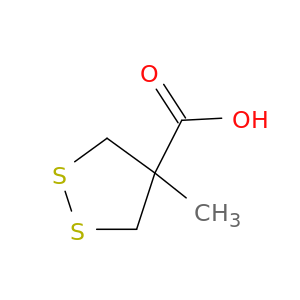 4-甲基-1,2-二硫杂环戊烷-4-羧酸