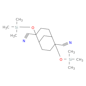 Bicyclo[3.3.1]nonane-2,6-dicarbonitrile, 2,6-bis[(trimethylsilyl)oxy]-