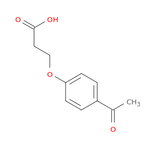 3-(4-乙酰苯氧基)丙酸