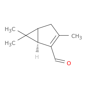Bicyclo[3.1.0]hex-2-ene-2-carboxaldehyde, 3,6,6-trimethyl-, (1R)-