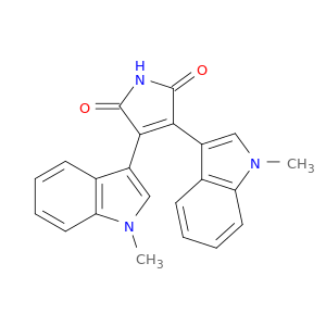 1H-Pyrrole-2,5-dione, 3,4-bis(1-methyl-1H-indol-3-yl)-