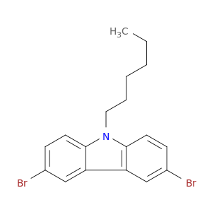 3,6-Dibromo-9-hexyl-9H-carbazole