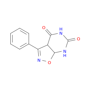 3-phenyl-7,7a-dihydro[1,2]oxazolo[5,4-d]pyrimidine-4,6(3ah,5h)-dione