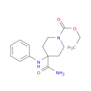 乙基4-(氨基羰基)-4-(苯基氨基)-1-哌啶羧酸甲酯