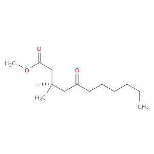Undecanoic acid, 3-methyl-5-oxo-, methyl ester, (R)-