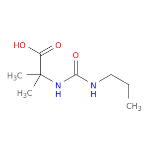2-methyl-2-[(propylcarbamoyl)amino]propanoic acid