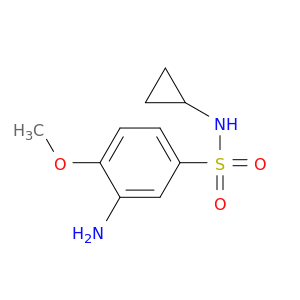 3-Amino-N-cyclopropyl-4-methoxybenzene-1-sulfonamide