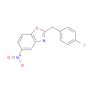 Benzoxazole, 2-[(4-chlorophenyl)methyl]-5-nitro-